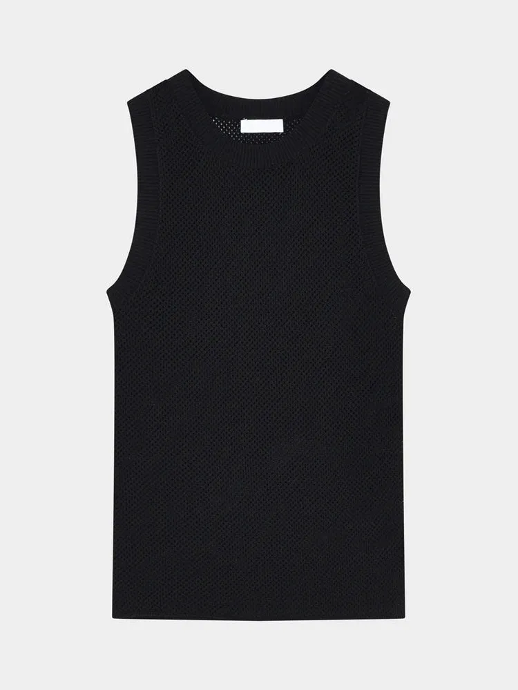 2NDDAY 2ND Consuelo Knit Tank Top Black