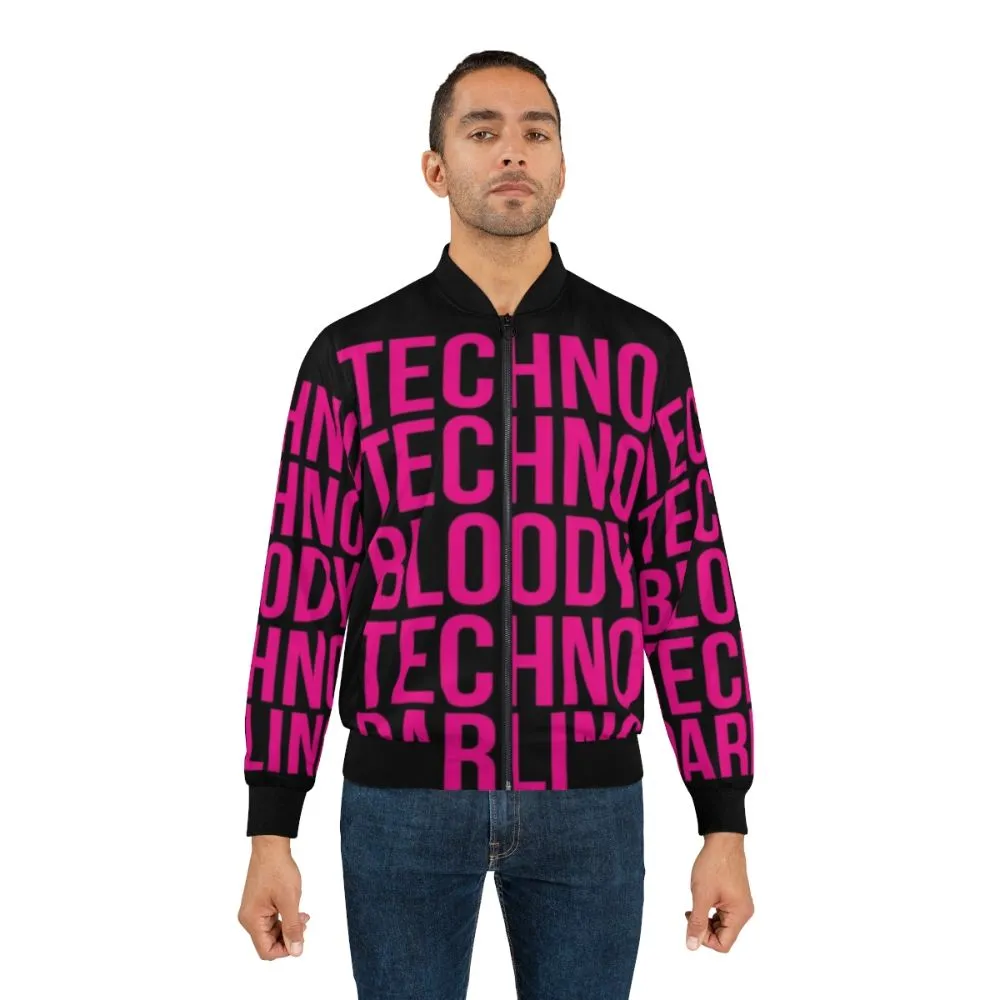 Absolutely Fabulous Techno Bomber Jacket