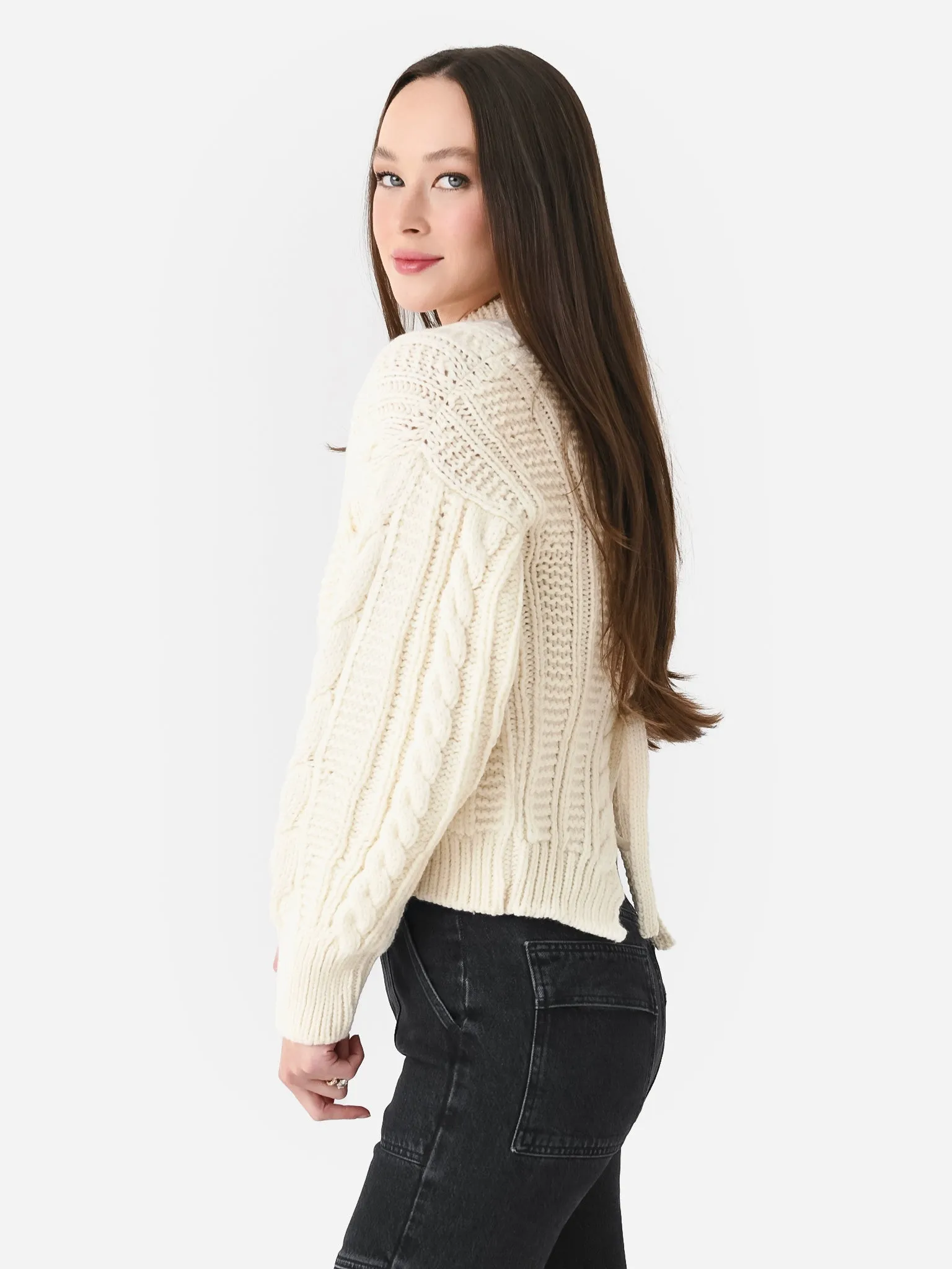 ALC Women's Shelby Lace Up Sweater