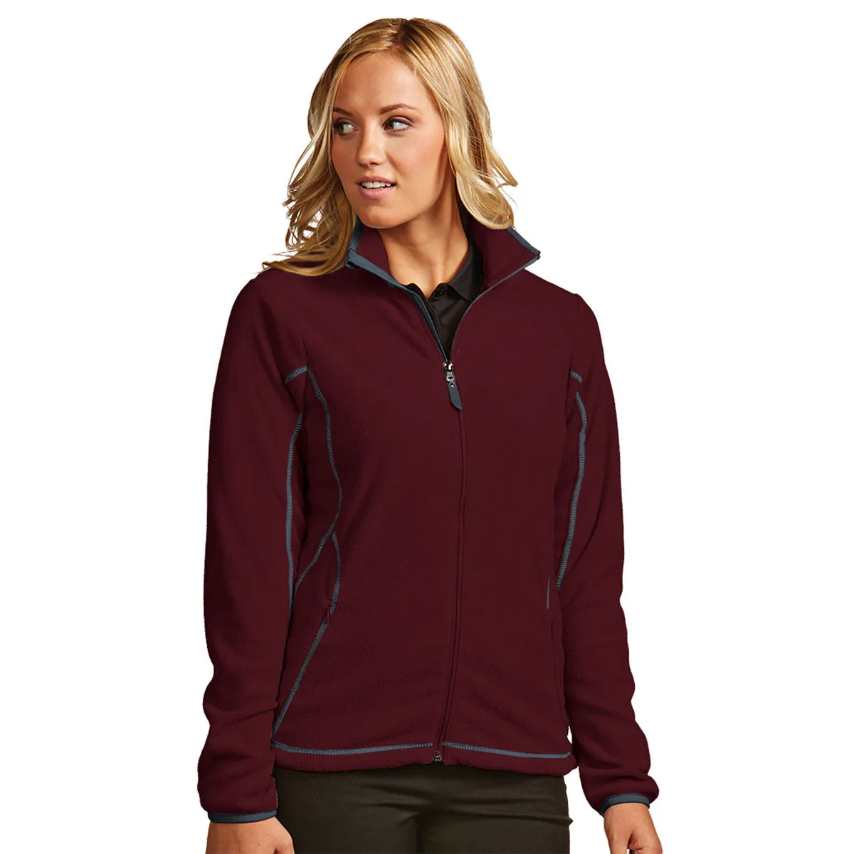 Antigua Women's Cabernet/Steel Ice Jacket