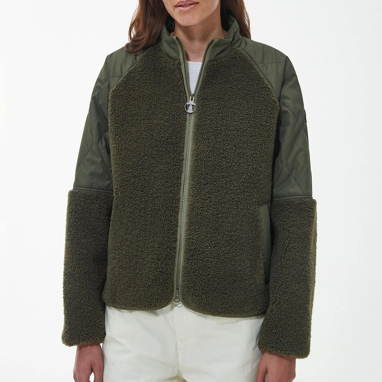 Barbour Surf Fleece Jacket in Green