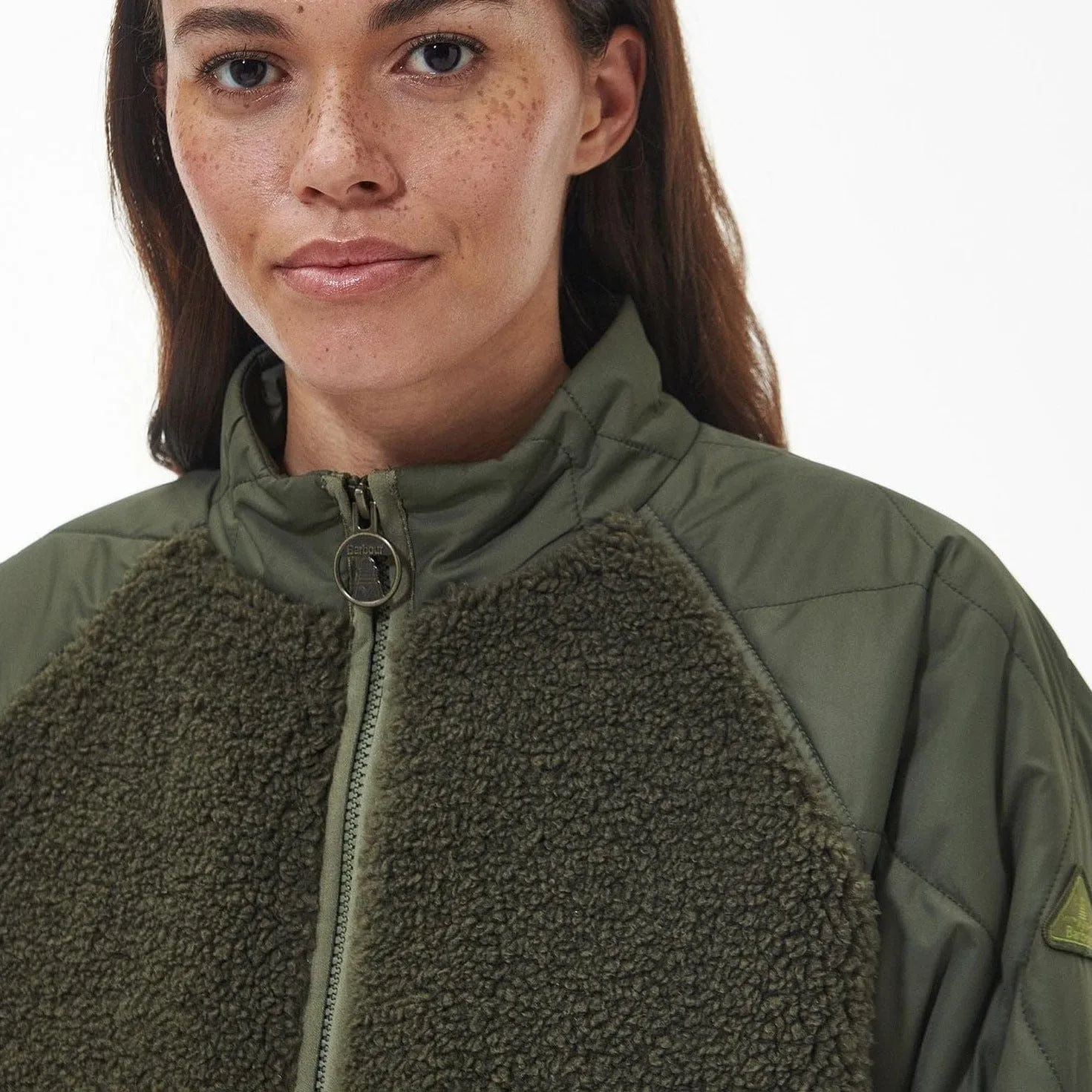 Barbour Surf Fleece Jacket in Green