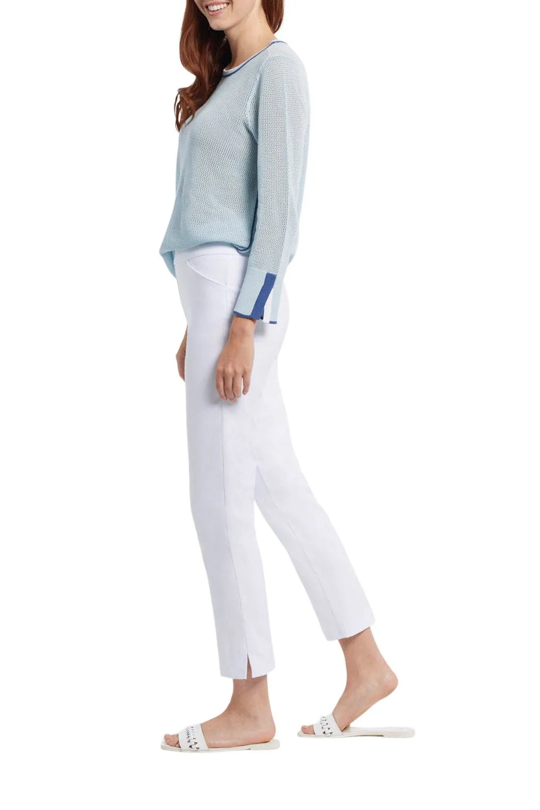 Bengaline Ankle Pant - White