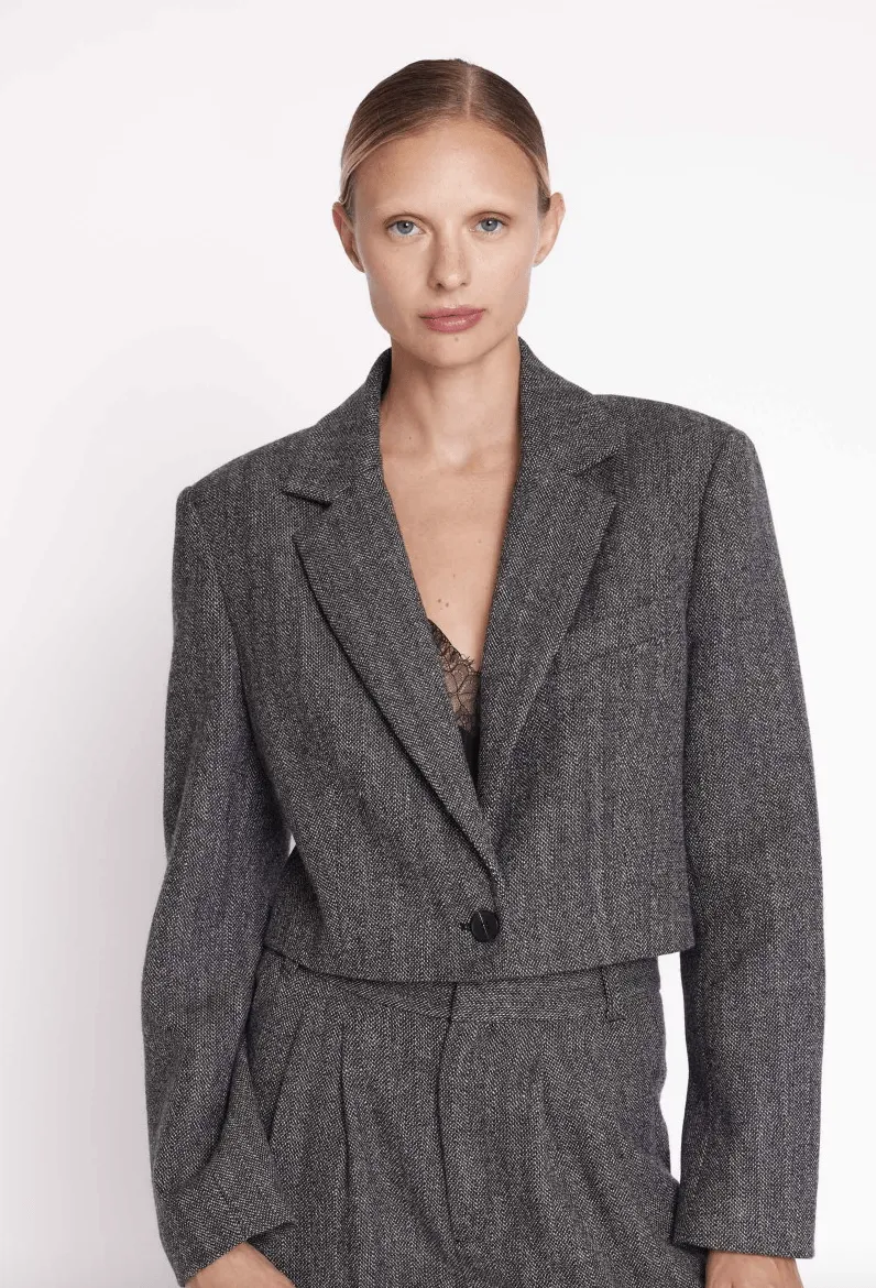 Berenice Vanilla Short Suit Jacket