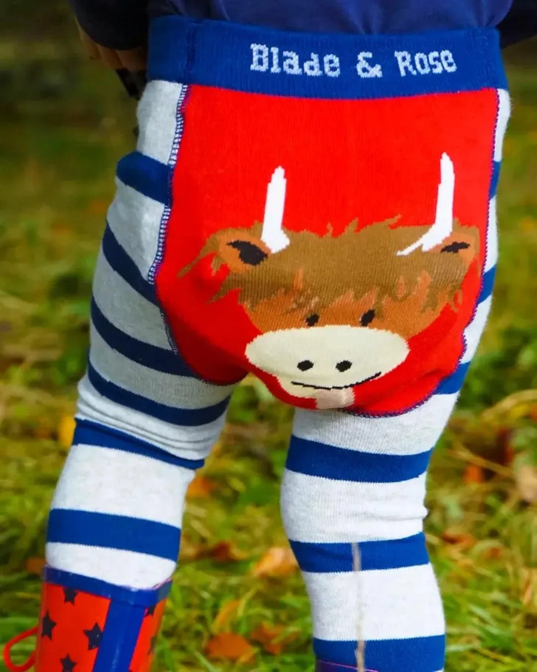 Blade & Rose Infant/Toddler Highland Cow Baby Leggings 10569 10570 10571