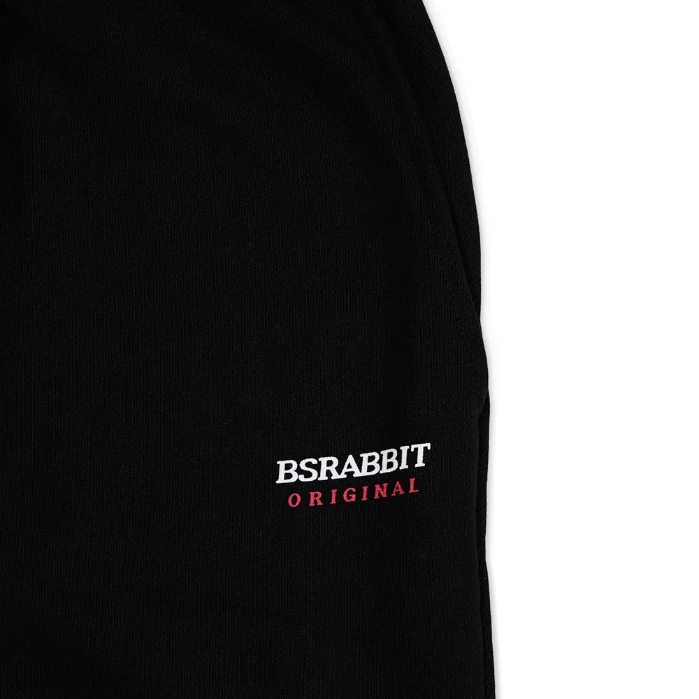 BSRABBIT LOGO JOGGER BLACK