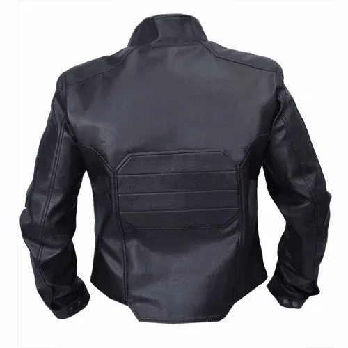 Bucky Barnes Black Leather Jacket