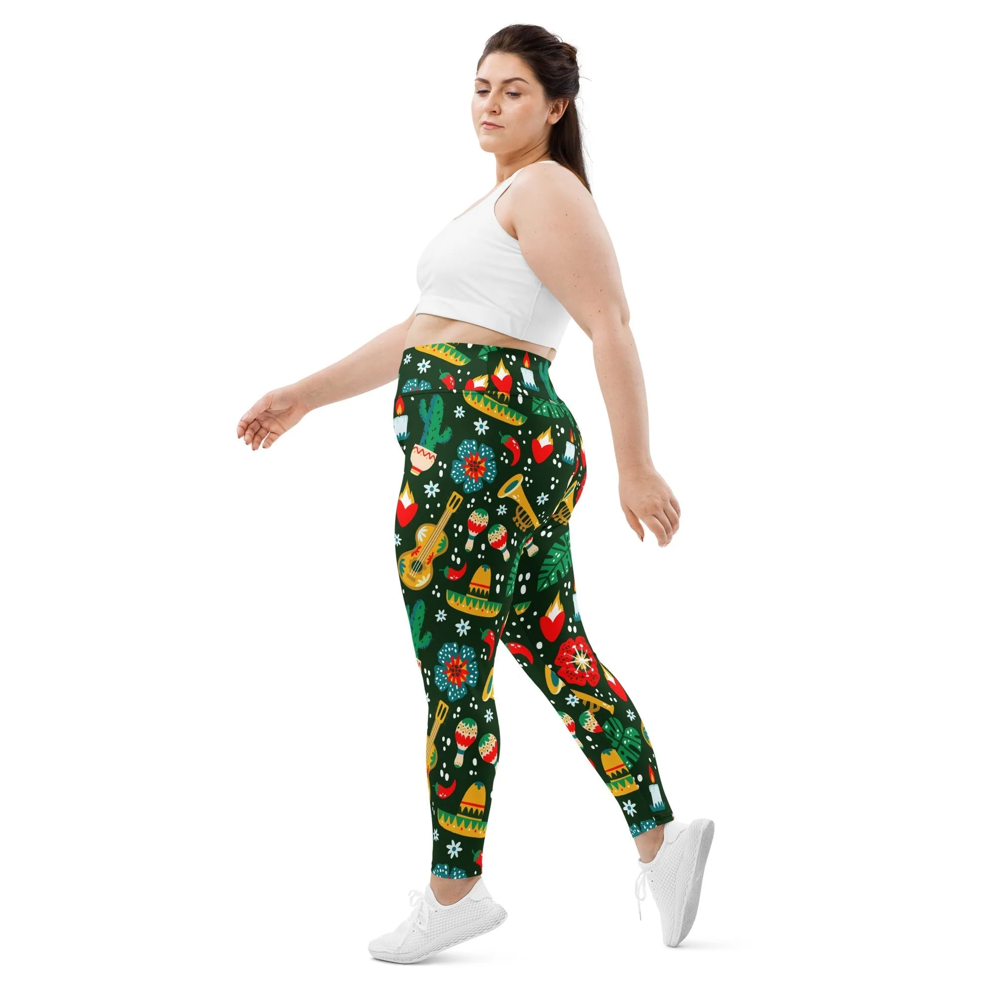 Cinco de Mayo Plus Size Leggings