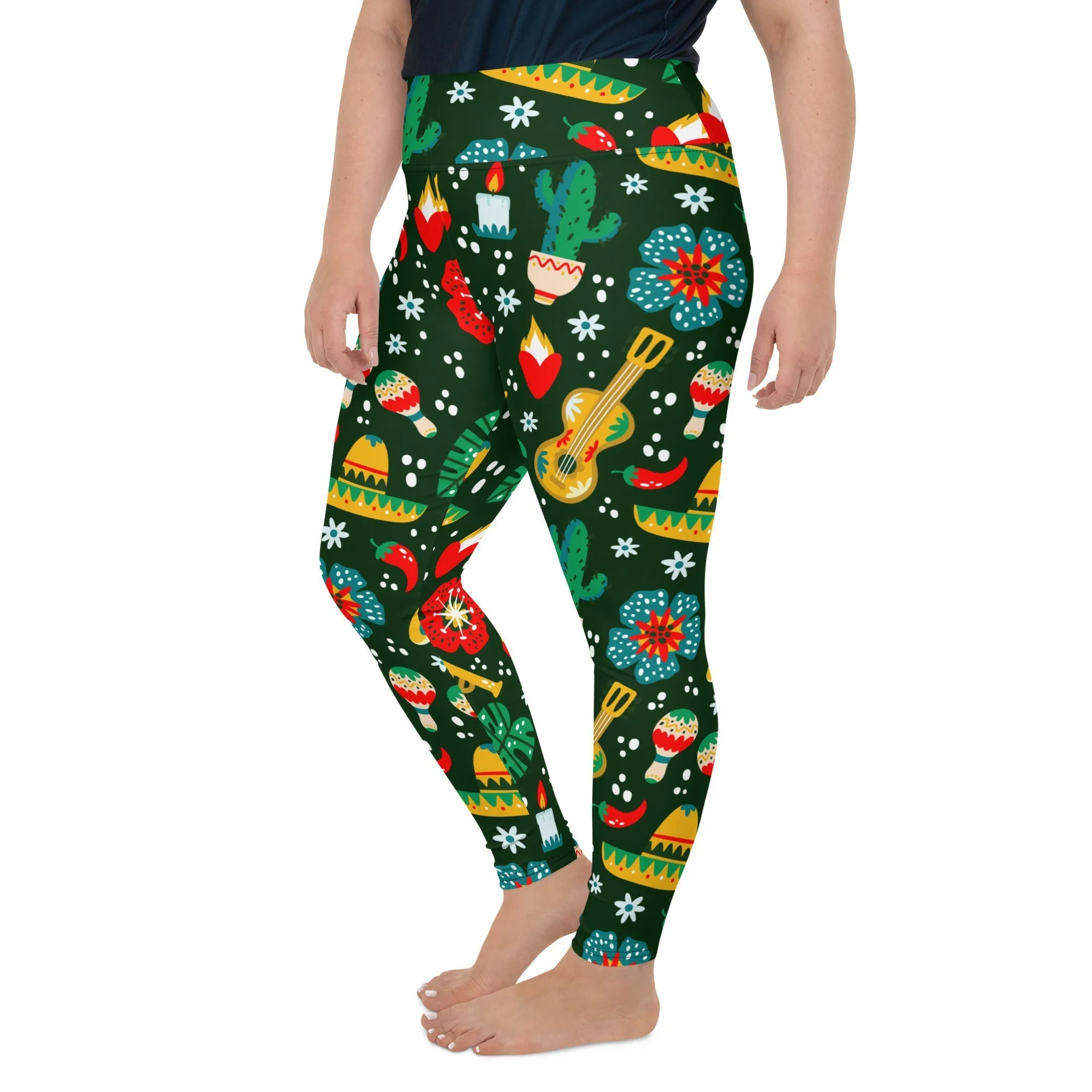 Cinco de Mayo Plus Size Leggings