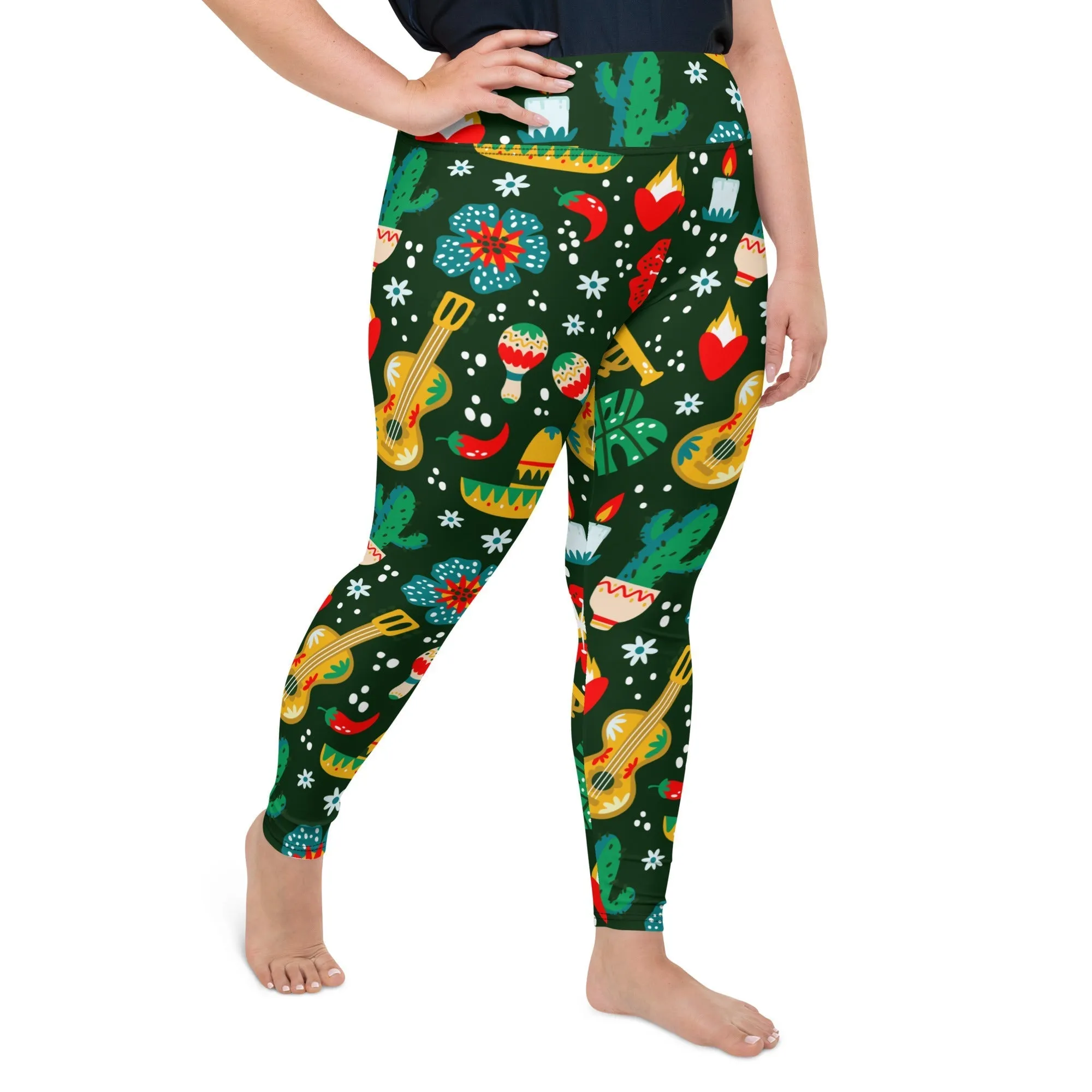 Cinco de Mayo Plus Size Leggings