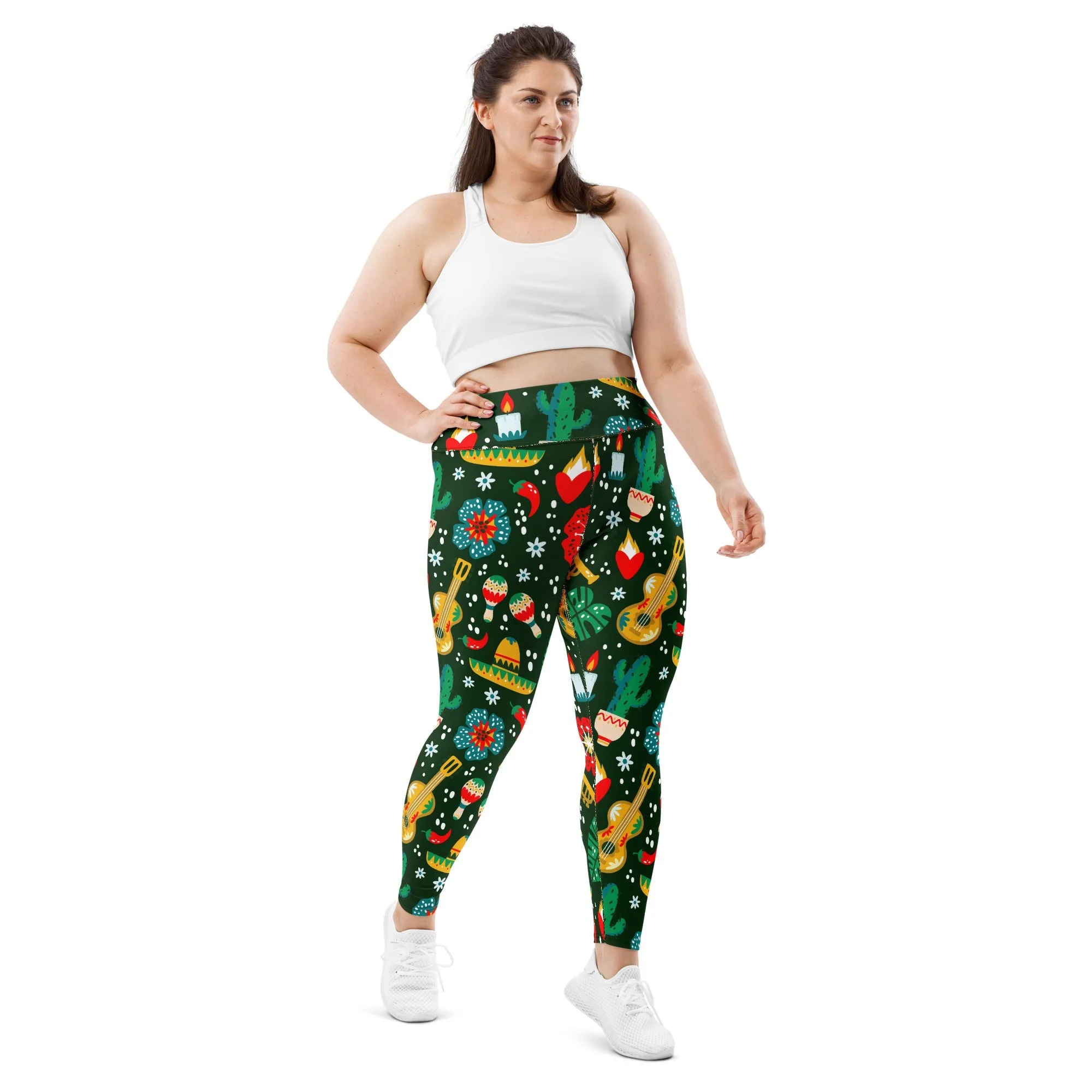 Cinco de Mayo Plus Size Leggings