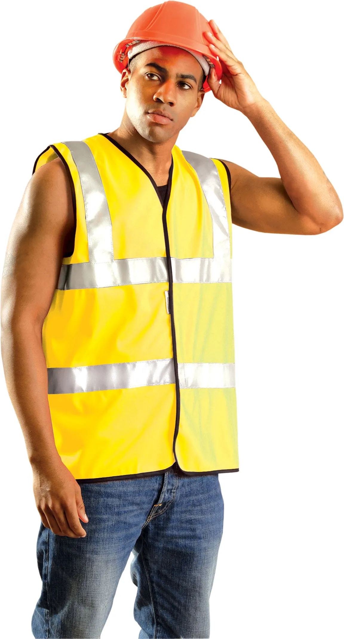 Class 2 Solid Dual Stripe Vest