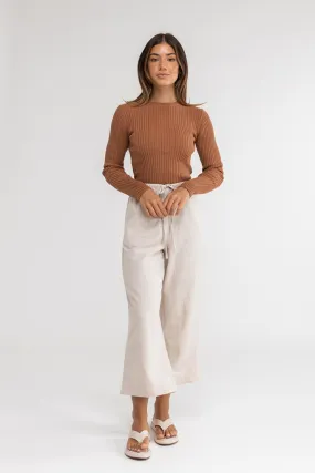 CLASSIC KNIT LS TOP