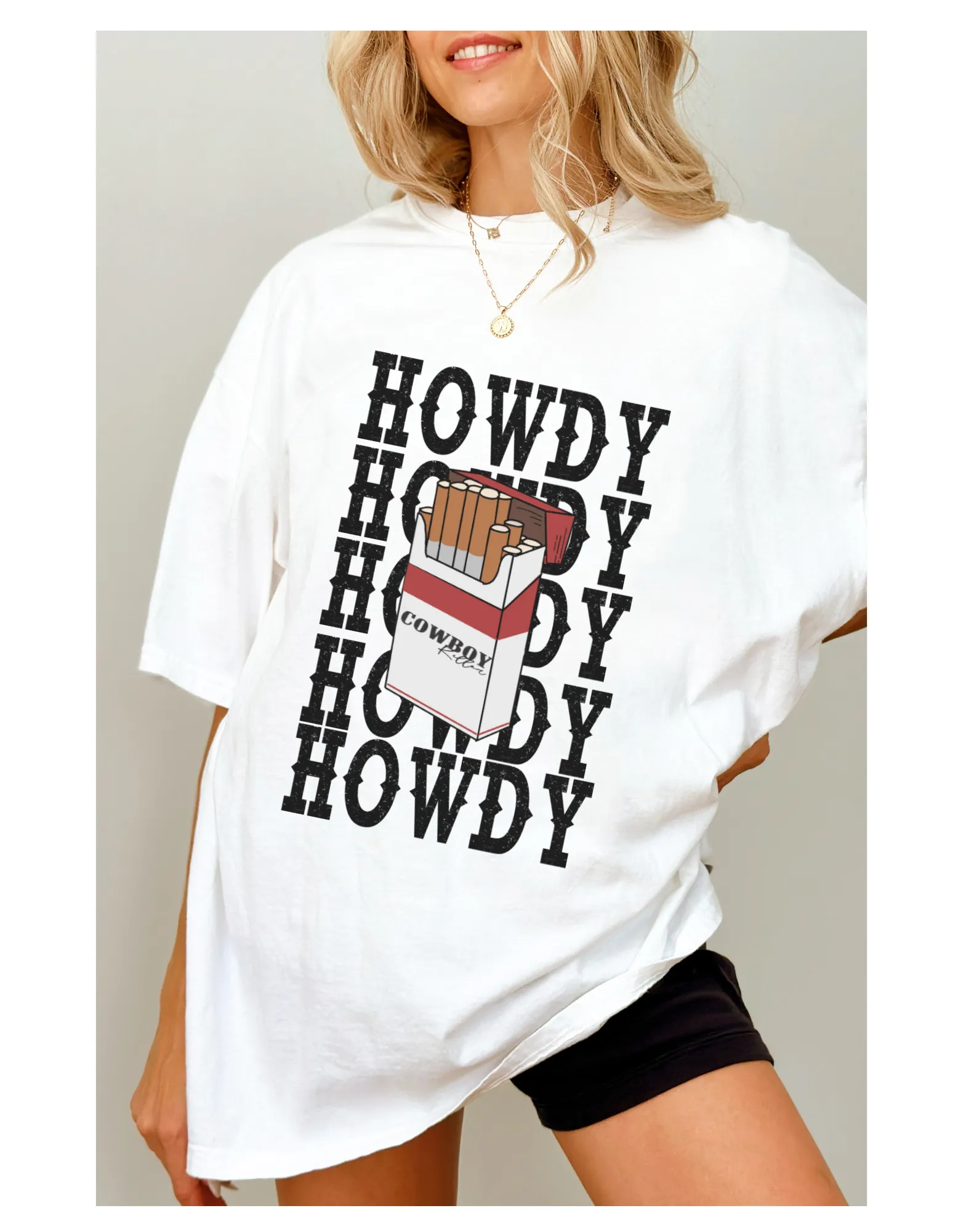 Comfort Colors Howdy  Western Graphic T-Shirt Dress