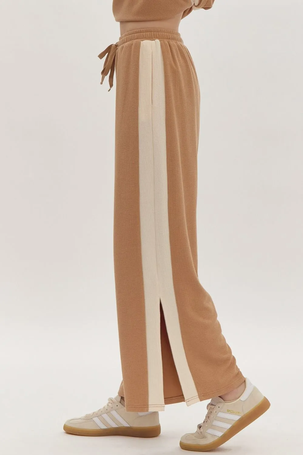 Cozy Chic Set Pants - Camel *Regular & Curvy*