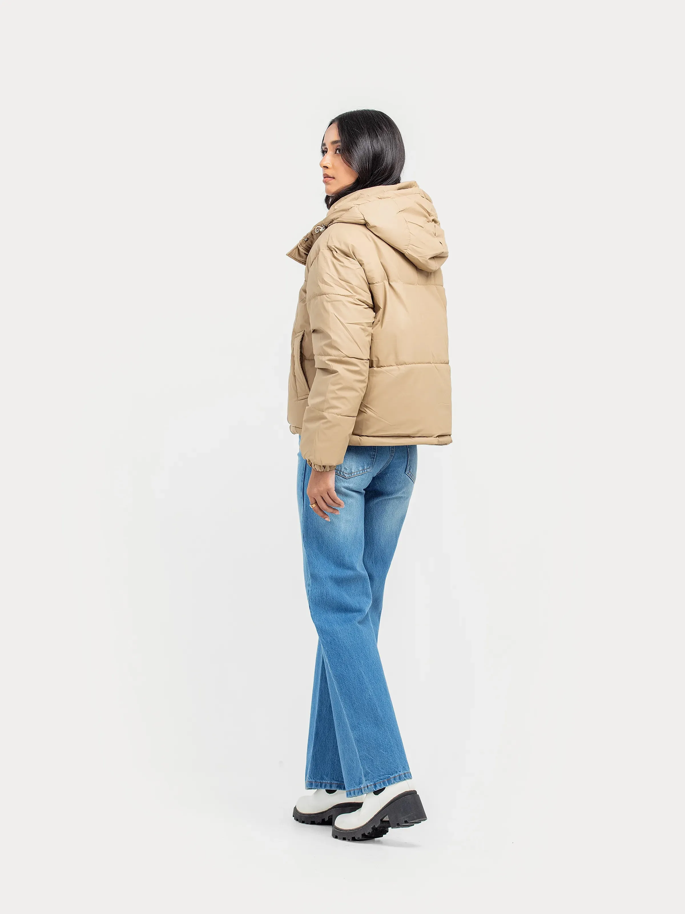 Cropped Puffer Jacket - FWTJP24-013