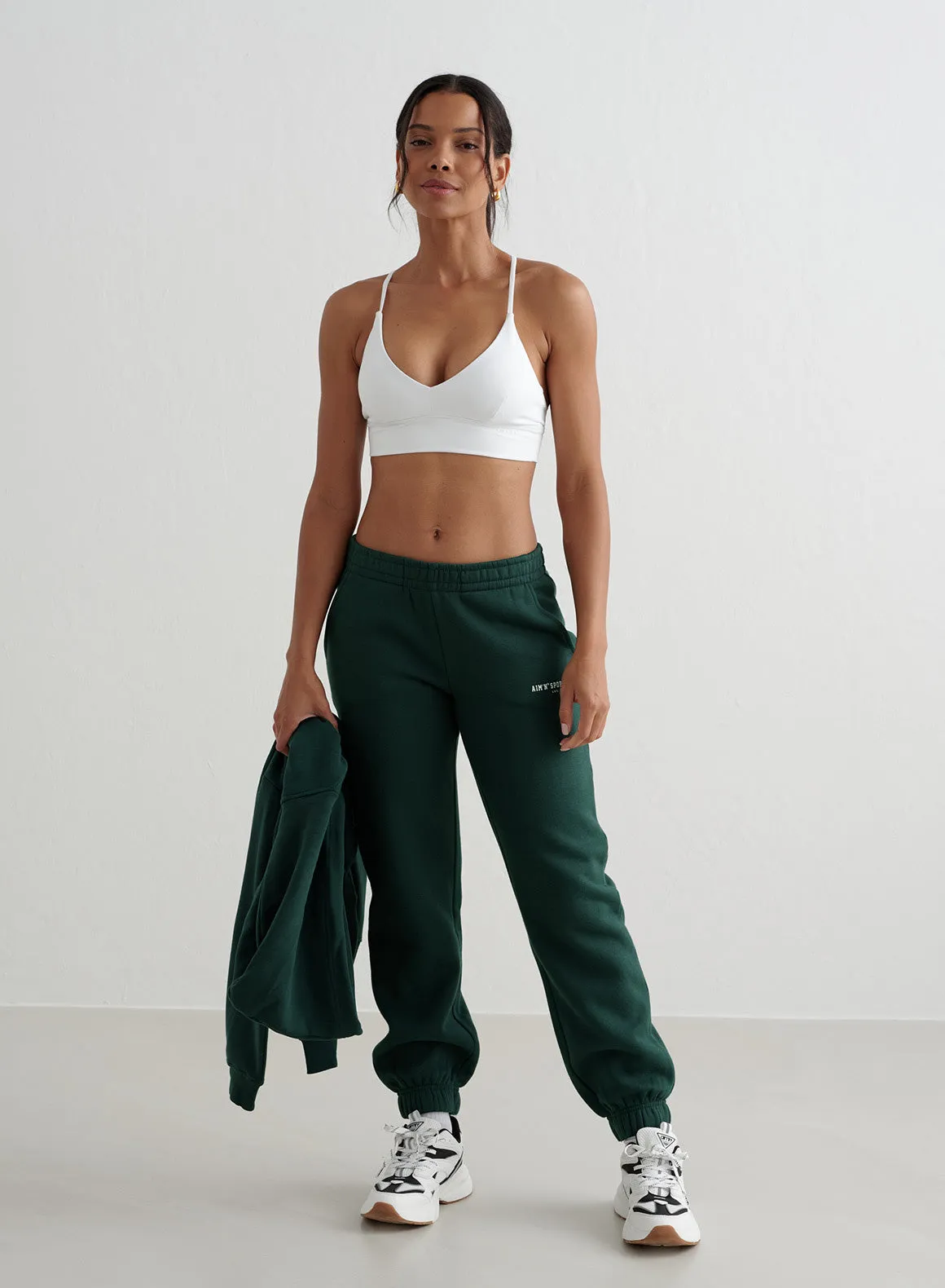 Deep Emerald Varsity Classic Sweatpants