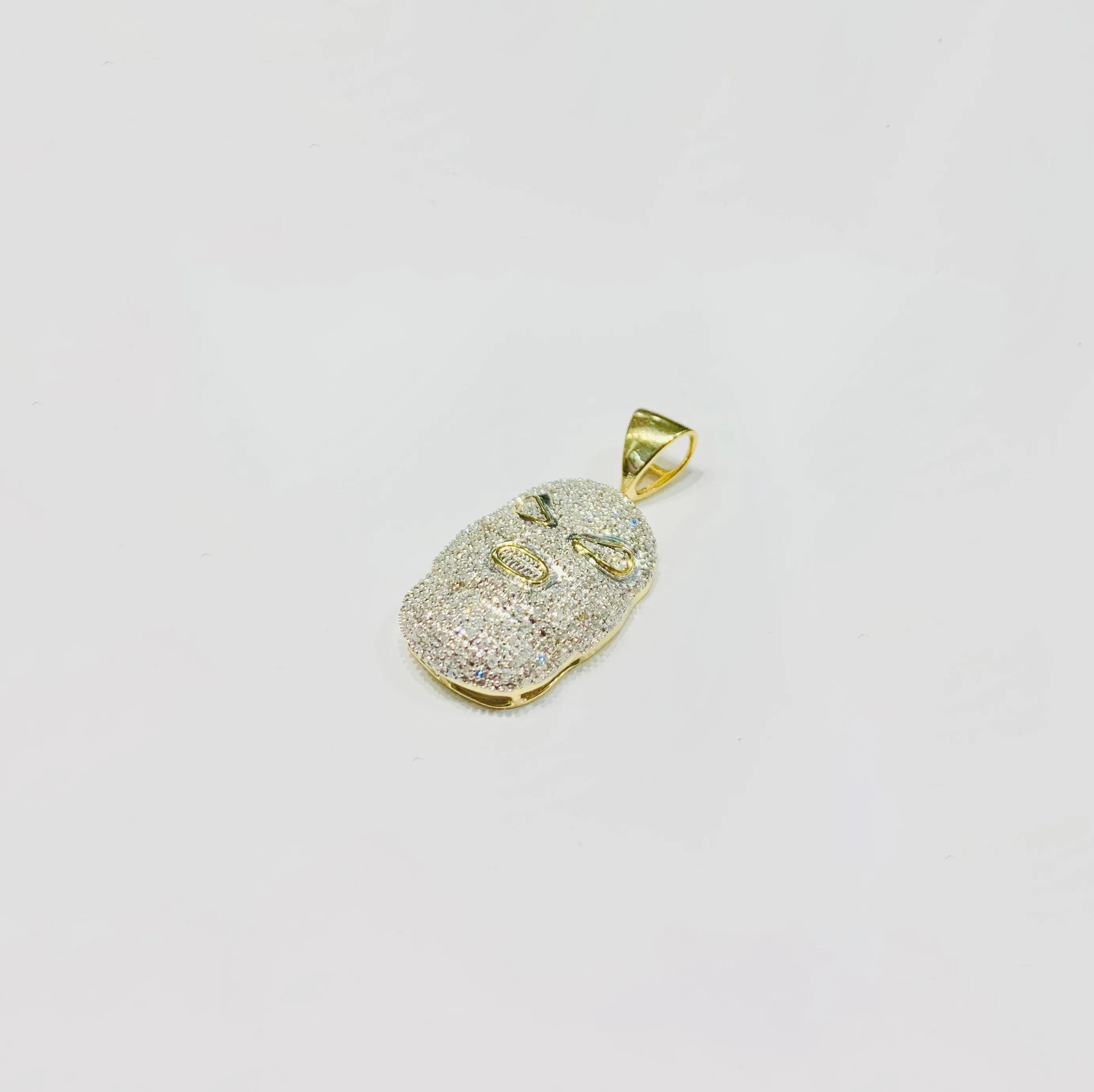 Diamond Balaclava Pendant (14K).