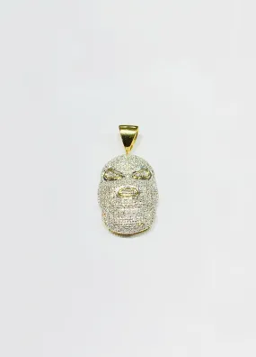 Diamond Balaclava Pendant (14K).