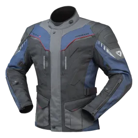 DRIRIDER NORDIC V NAVY/GREY TEXTILE JACKET