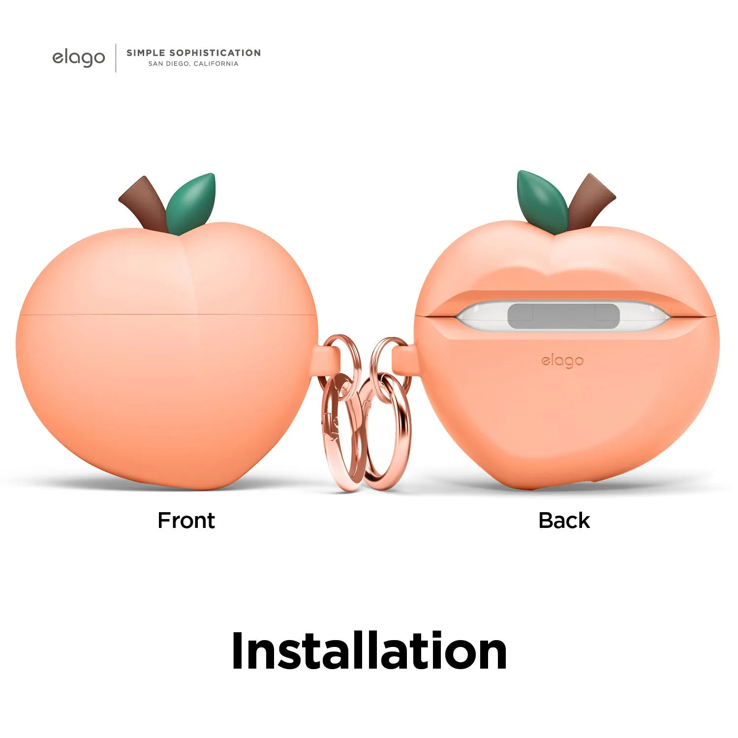 Elago Peach AirPods 3 Case