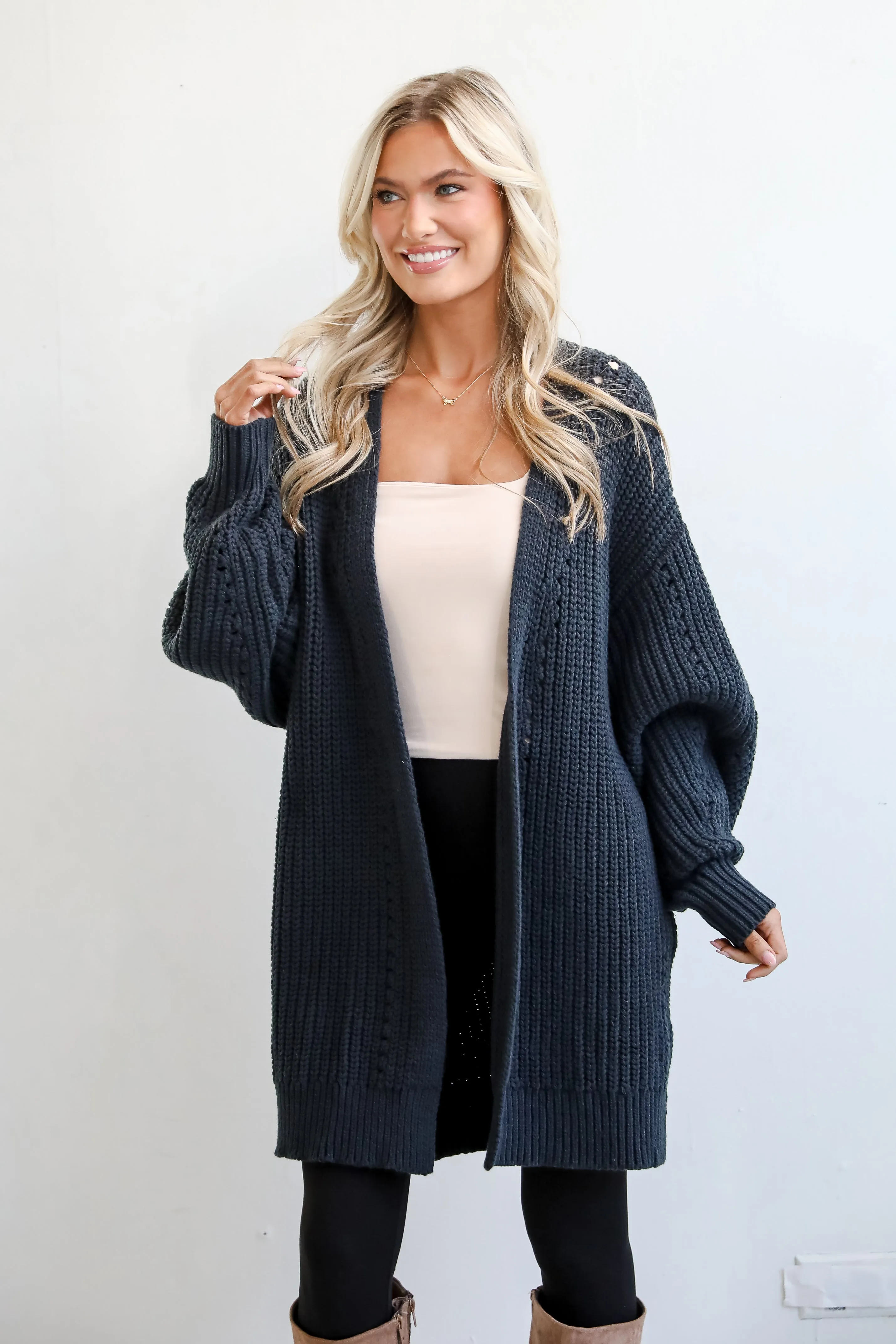 Everyday Design Navy Sweater Cardigan