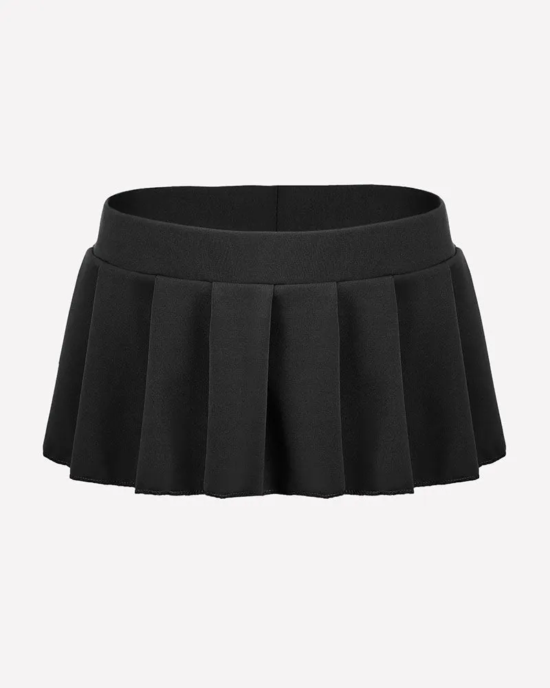 Fairy Lingerie Role Play Pleated Mini Skirt