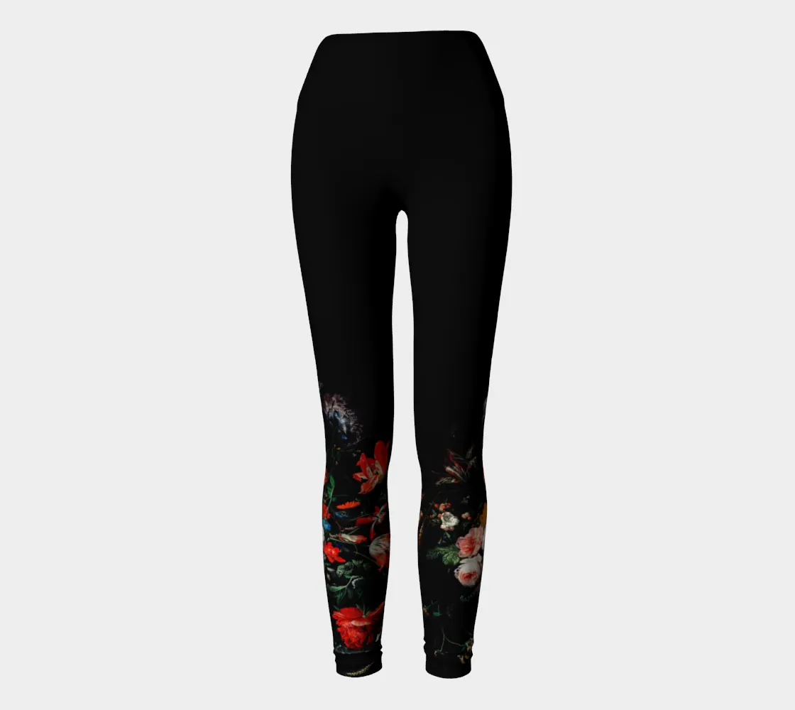 Floral Midnight Yoga Leggings