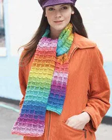 Free Waffle Stitch Scarf Knit Pattern