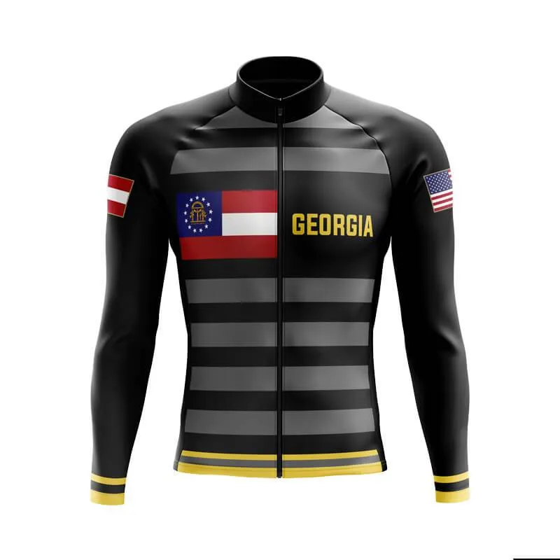 Georgia BB Black Signature Thermal Club Jersey