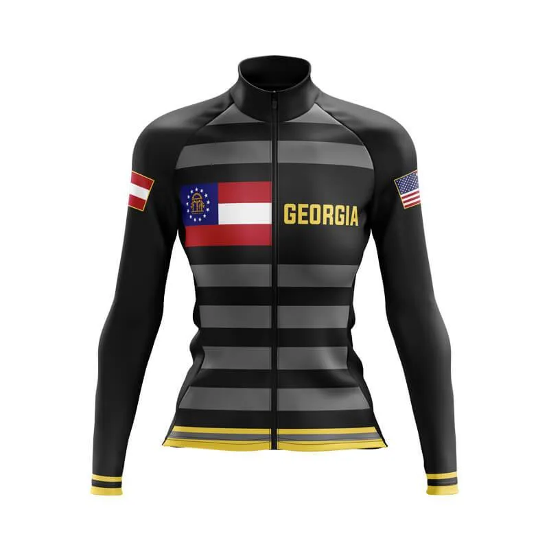 Georgia BB Black Signature Thermal Club Jersey