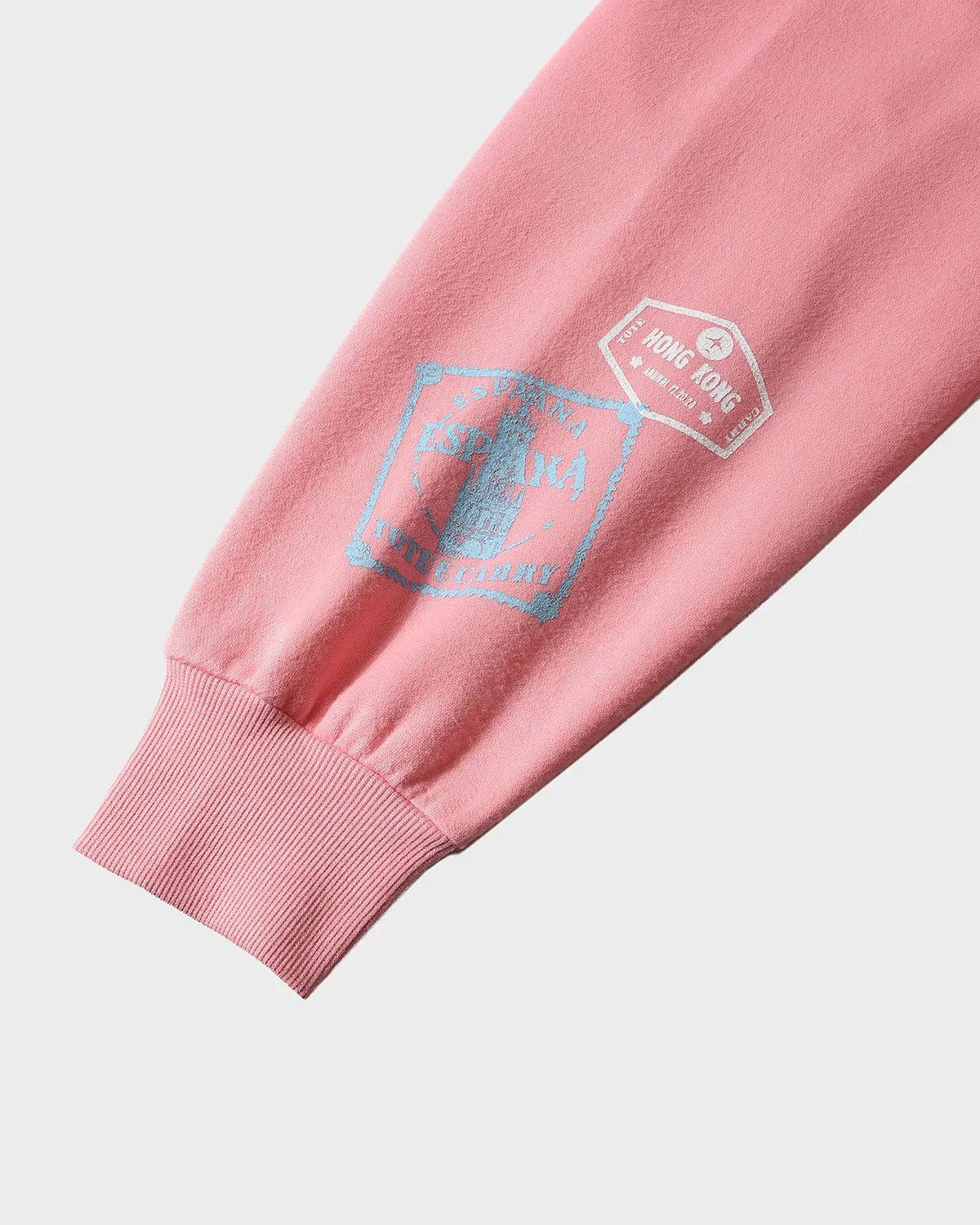 Globetrotter Hoodie & Sweats Set in Pink