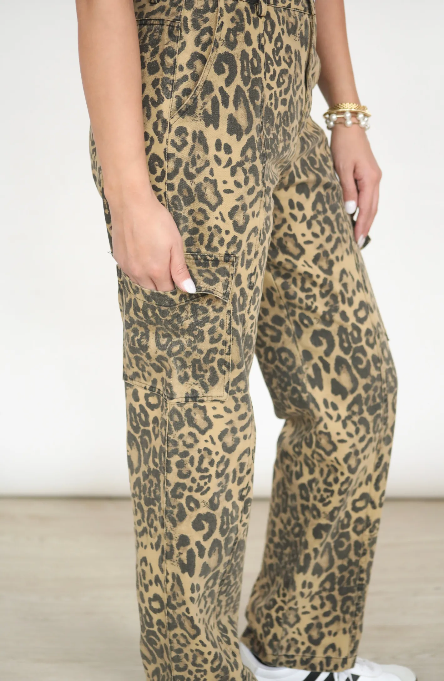 Had A Moment Leopard Cargo Pants