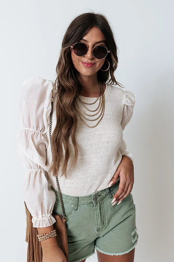 Honeymoon Happiness Knit Top