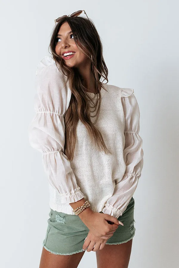 Honeymoon Happiness Knit Top