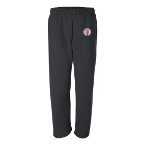 Indiana Circle Logo Patch Sweatpants - Black