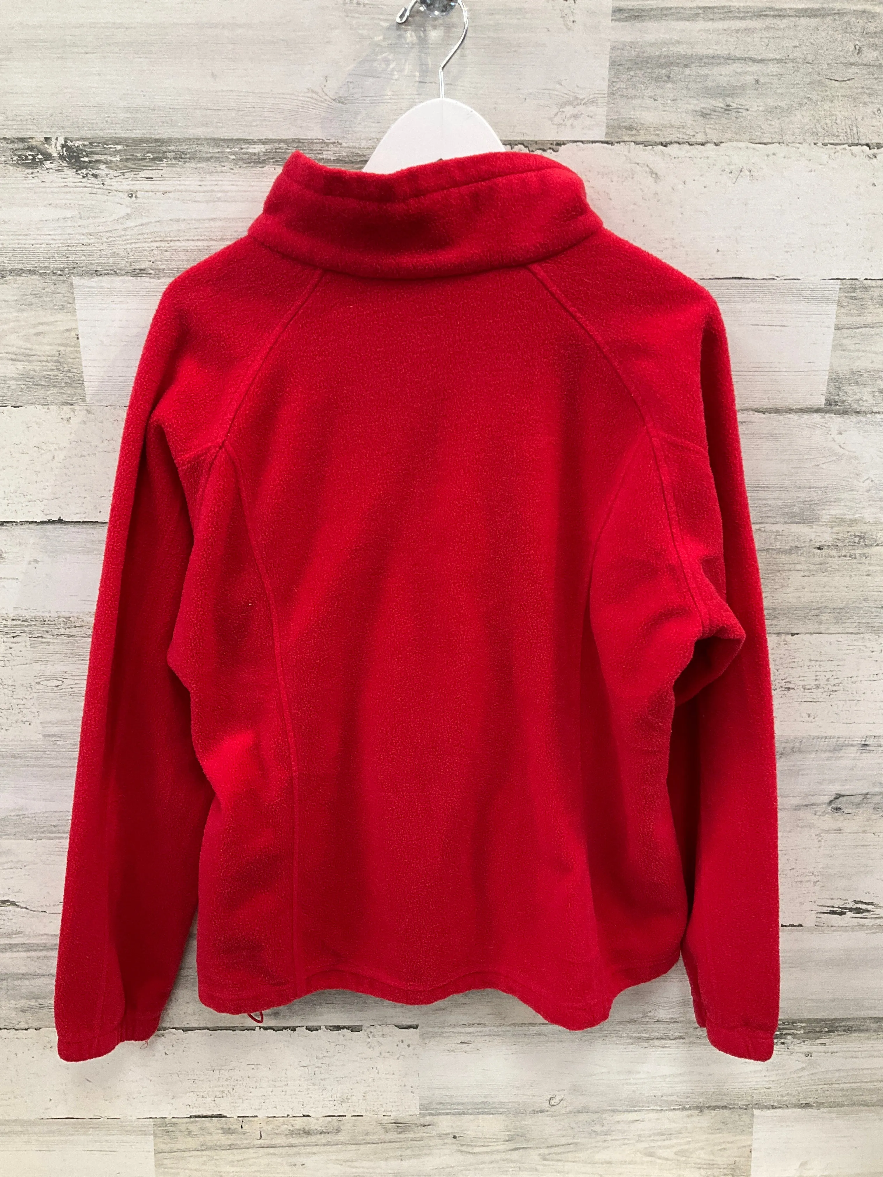 Jacket Fleece By Columbia In Red, Size: Xxl