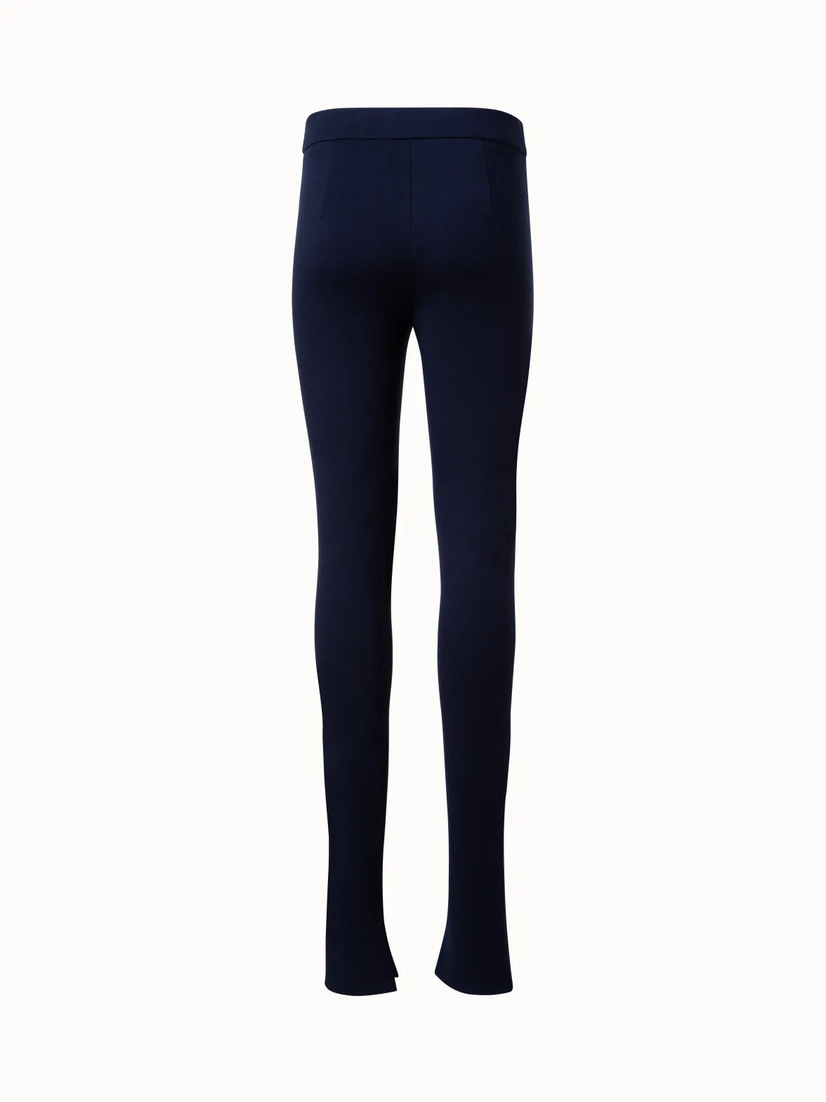 Jersey Stretch Leggings with Slit