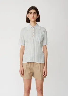 Karina Knit Polo Top