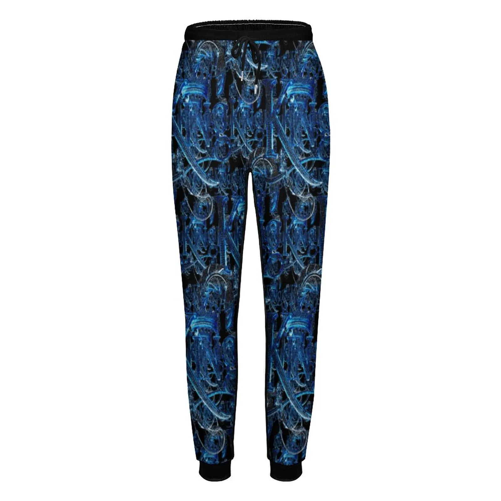 KING 02-01 Black Men's Designer Sweatpants