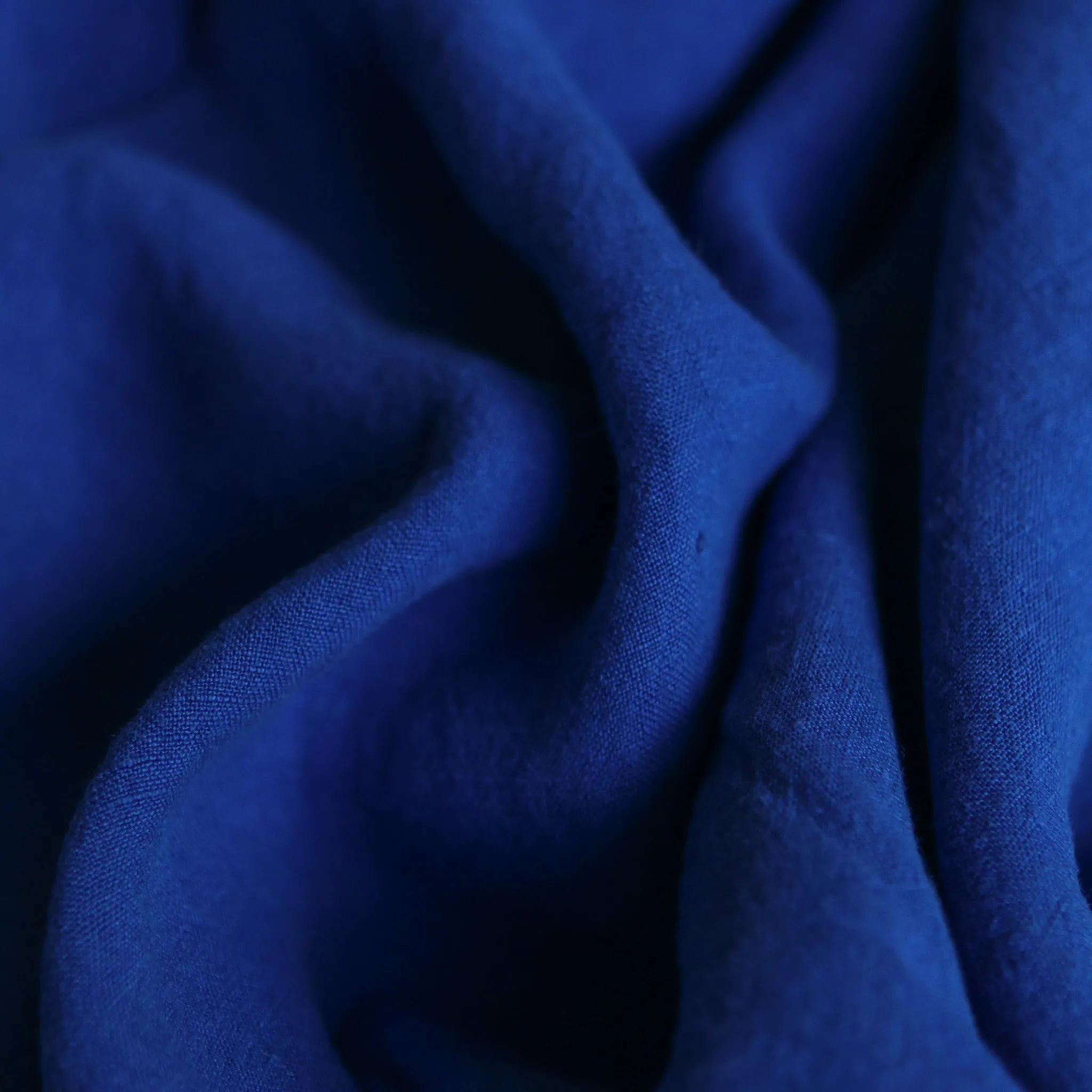 Layla Cobalt Stone Washed Linen