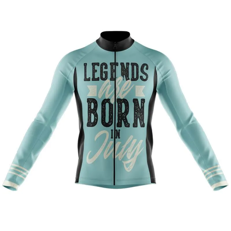 Legends are Born in July Thermal Club Jersey (Blue)