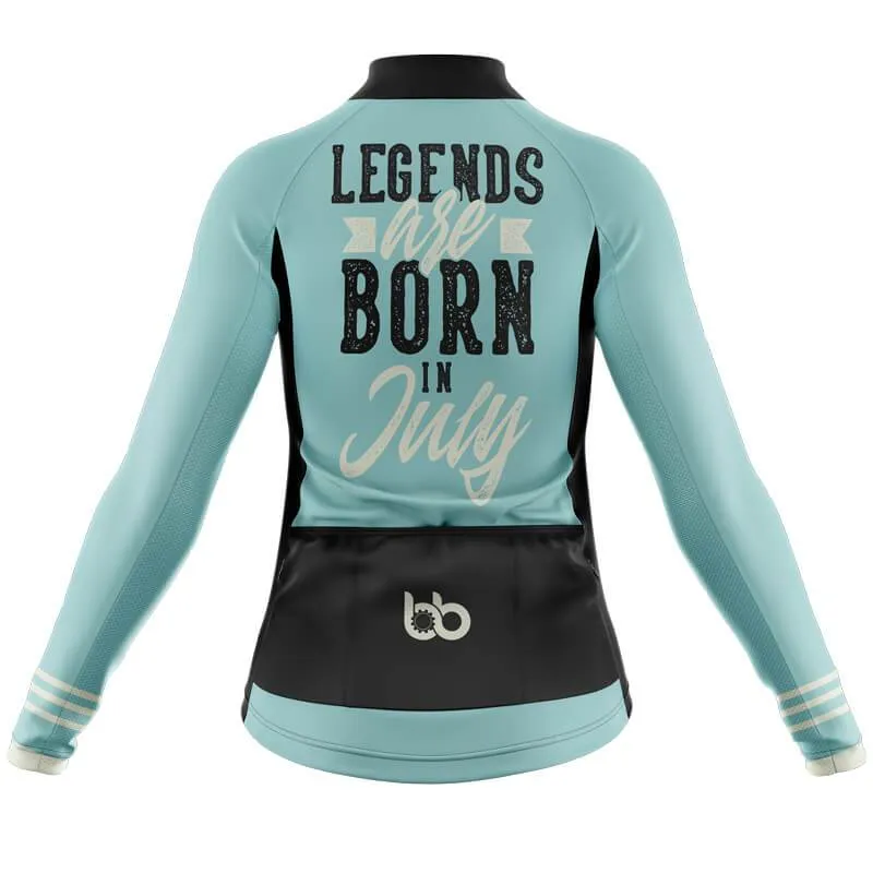 Legends are Born in July Thermal Club Jersey (Blue)