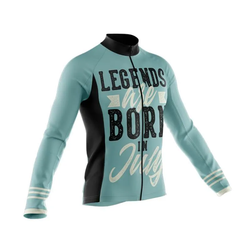 Legends are Born in July Thermal Club Jersey (Blue)