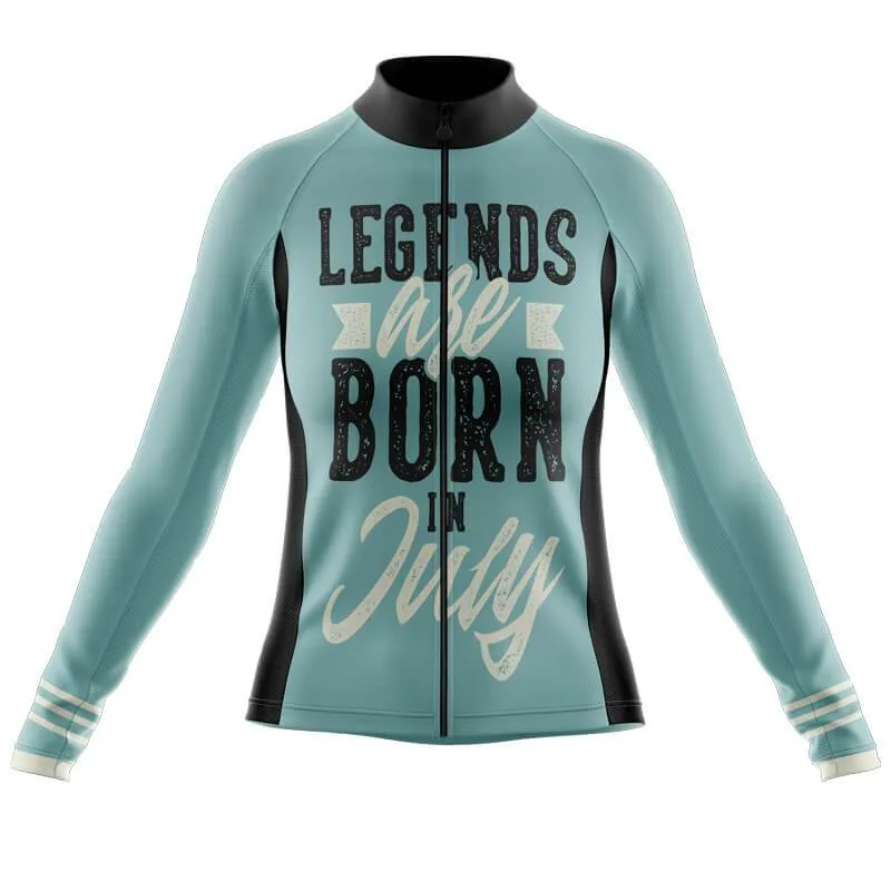 Legends are Born in July Thermal Club Jersey (Blue)