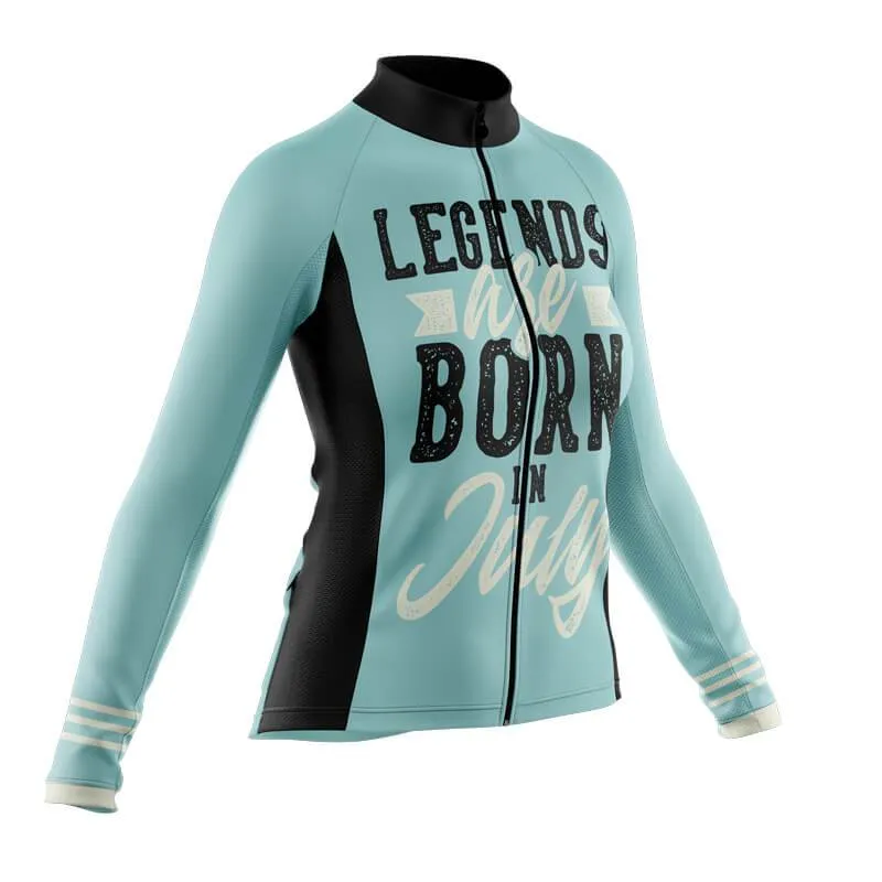 Legends are Born in July Thermal Club Jersey (Blue)