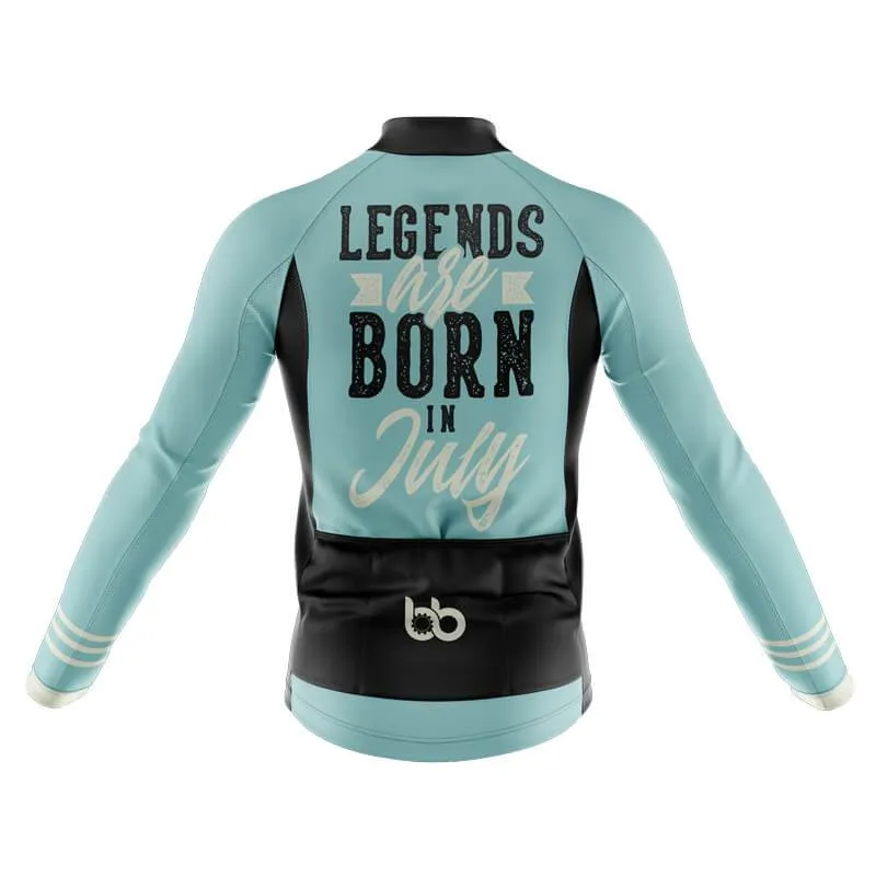 Legends are Born in July Thermal Club Jersey (Blue)