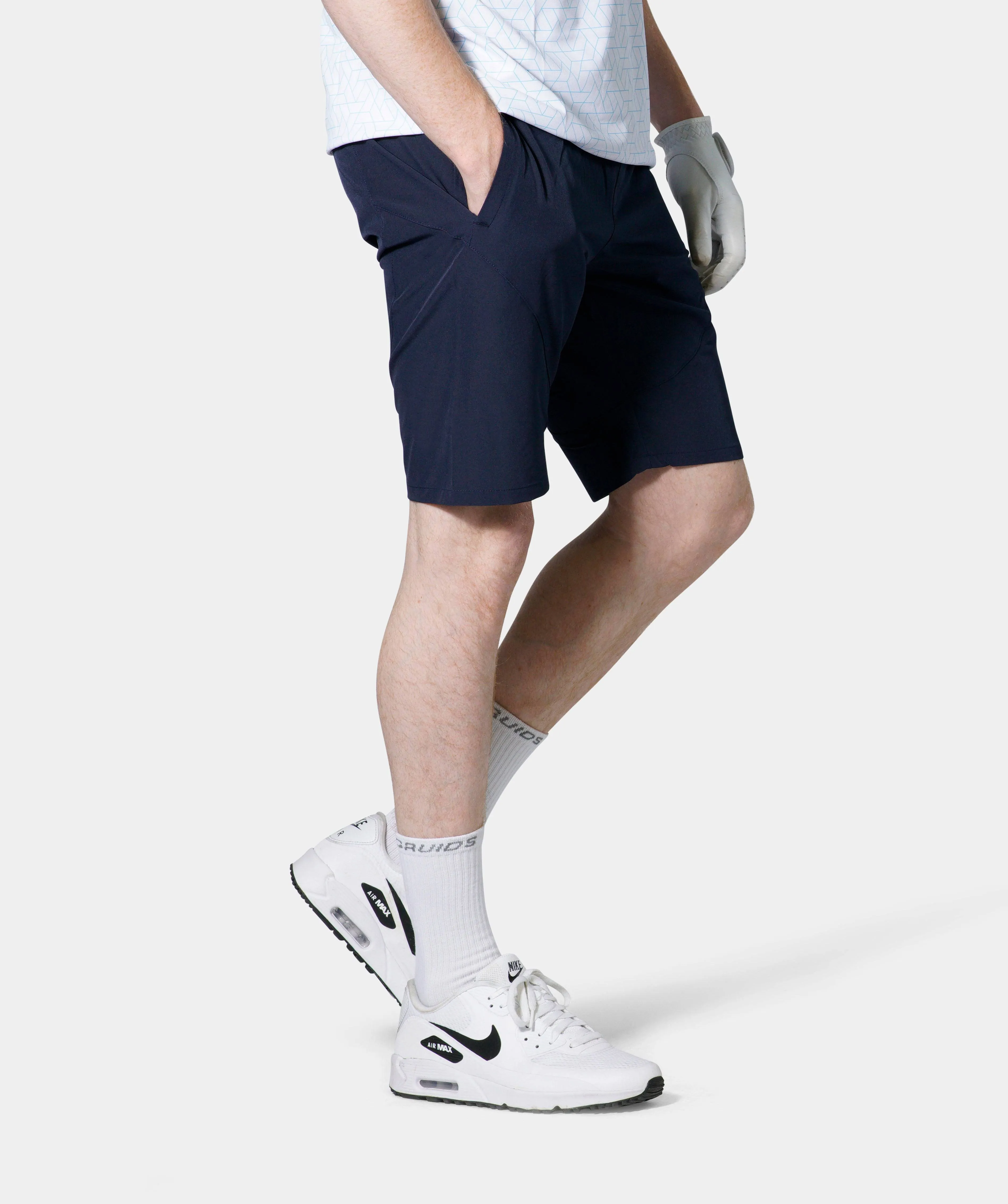 LUXE GOLF SHORTS - NAVY