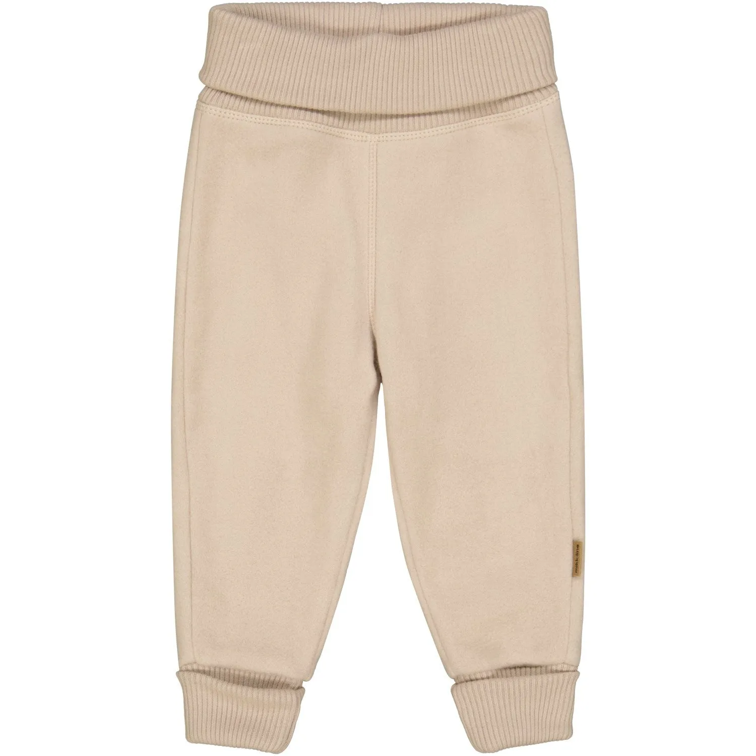 Mikk-Line Warm Taupe Cotton Fleece Pants