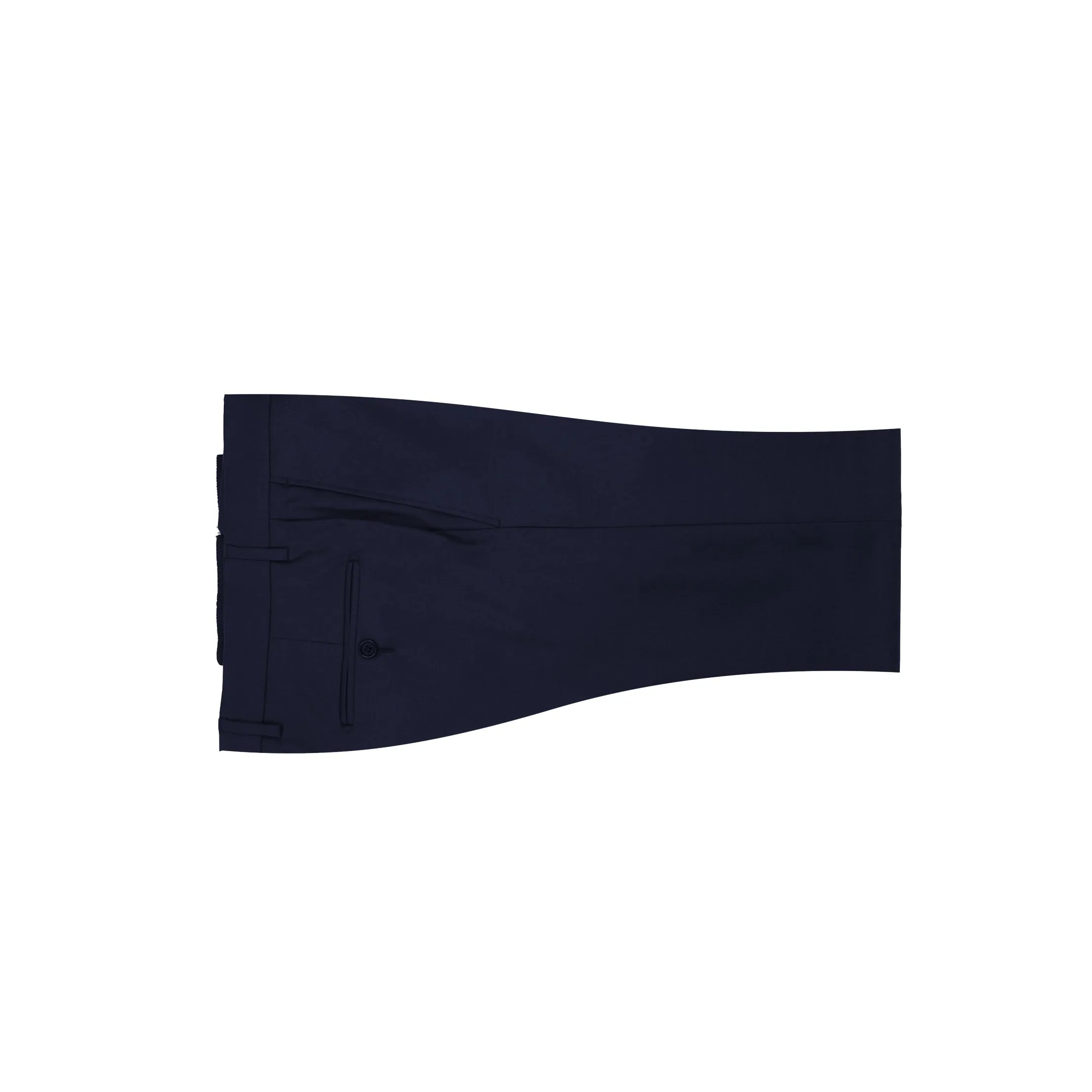 Navy Loro Piana Twill Dress Pant